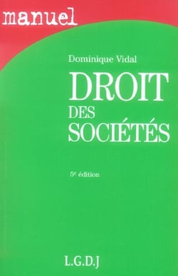 Manuel droit des societes 5e