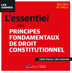 L'essentiel des principes fondamentaux de droit constitutionnel (10e édition)