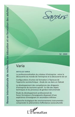Savoirs n.52 : varia (édition 2020)