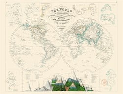Le monde en hémisphères