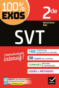 100% Exos : SVT - 2nde - exercices résolus