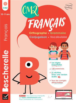 Bescherelle - Mon cahier d'entraînement en Français CM2 - 10 ans
