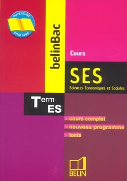 Sciences Économiques et Sociales Terminale ES : BelinBac