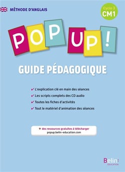 POP UP ! : CM1 - guide pédagogique