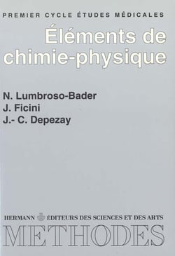 Éléments de chimie physique : 1er cycle études médicales