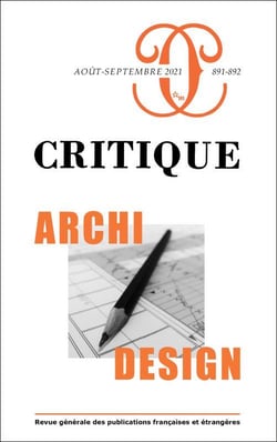 Revue Critique n.891-892 : ARCHI/DESIGN