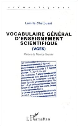 Vocabulaire général d'enseignement scientifique