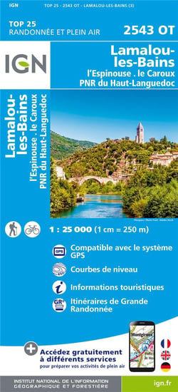 2543Ot Lamalou-Les-Bains.L'Espinouse.Le Caroux.Pnr