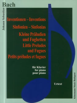 Bach - inventions - symphonies - petits préludes et fugues