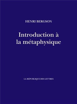 Introduction à la métaphysique