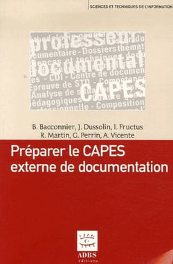 Préparer le CAPES externe de documentation