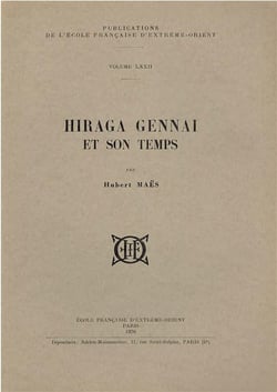 Hiraga Gennai et son temps