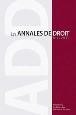 Les Les Annales de droit, n° 2/2008