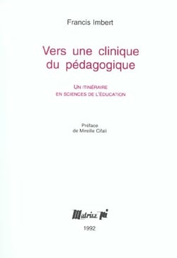 Vers Une Clinique Pedagogique