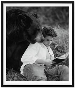 Bruce Weber. My Education. Art Edition No. 101-200, 'Michael St. Pierre with Bonkers, Thousand Oaks, California', 2004
