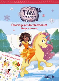 FEES DES NEIGES DECALCOMANIES MAGIE ET LICORNES