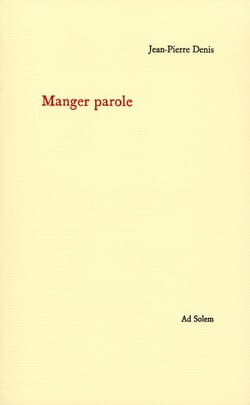 Manger parole