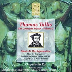 Tallis : Intégrale de l'oeuvre vol.2