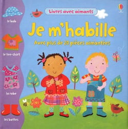 Je m'habille - livres avec magnets