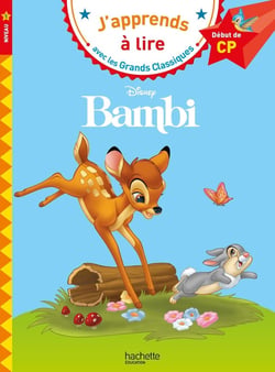 J'apprends à lire avec les grands classiques Disney : Bambi - CP niveau 1