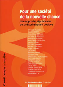 Pour une societe de la nouvelle chance:une approche republicaine