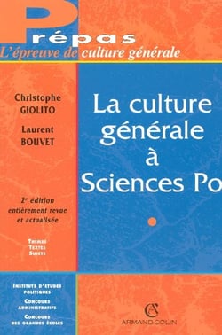 La culture generale a sciences po (2e edition) (2e edition)