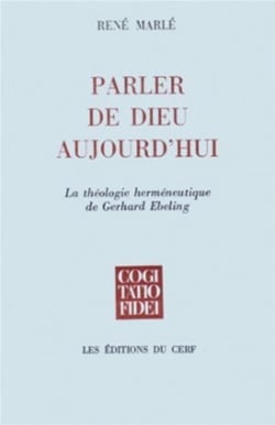 Parler de Dieu aujourd'hui