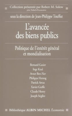 L'avancee des biens publics