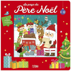 Mon livre puzzle : Au pays du Père Noël