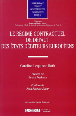 Le régime contractuel de défaut des Etats débiteurs européens