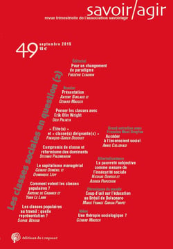 Savoir/agir n.49 : les classes sociales en question (2)