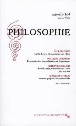 Revue Philosophie n.104