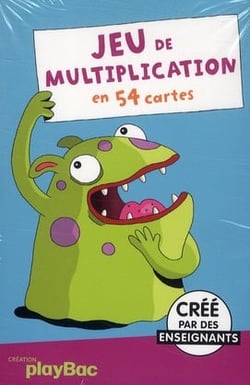 Jeu de multiplication en 54 cartes