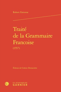 Traité de la Grammaire Francoise (1557)