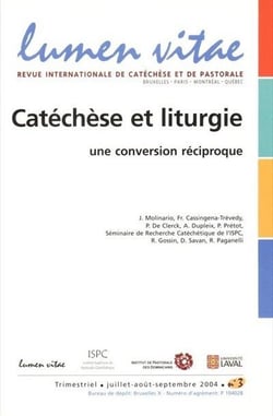 Revue lumen vitae numéro 3 catéchèse et liturgie