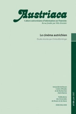 AUSTRIACA Tome 64 : le cinéma autrichien