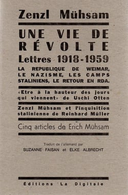 Une vie de révolte - lettres 1918-1959