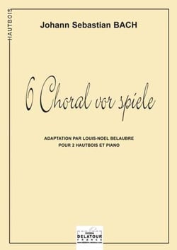 6 préludes de choral pour 2 hautbois et piano