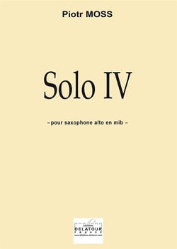 Solo IV pour saxophone alto