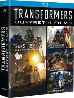 Transformers - Quadrilogie : Transformers + Transformers 2 - La revanche + Transformers 3 - La face cachée de la Lune + Transformers : l'âge de l'extinction
