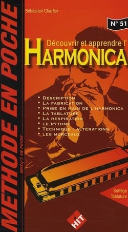 Méthode en Poche n°51 - Découvrir et apprendre l'Harmonica - méthode Harmonica