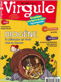 Virgule N°166 Diogène, le Philosophe grec qui vivait dans un tonneau - octobre 2018
