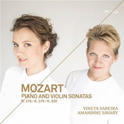 Piano and violin sonatas k376, k379, k526