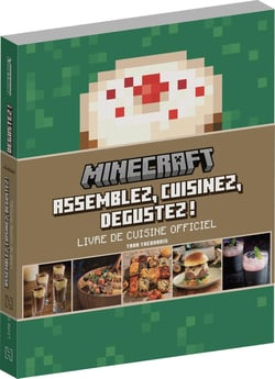 Minecraft : livre de cuisine officiel - assemblez, cuisinez, dégustez !