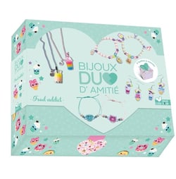 Bijoux duo d'amitié - Foodaddict - coffret avec accessoires