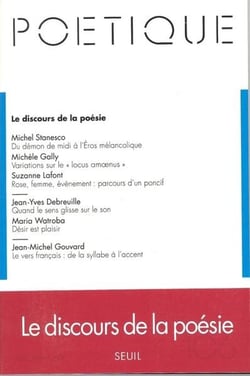 Poetique, n  106 - le discours de la poesie
