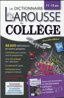 Dictionnaire du college avec carte accès