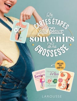 Les cartes étapes des plus beaux souvenirs de ma grossesse