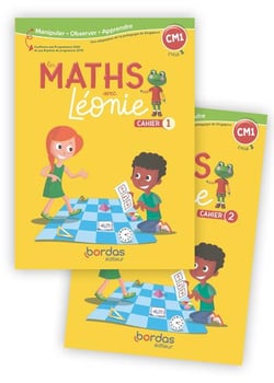 Les maths avec Léonie : CM1 : cahiers de l'élève n°1 et n°2 sous film (édition 2022)