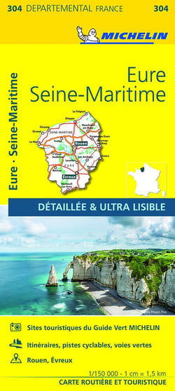 Cartes départementales n.304 : Eure, Seine-Maritime